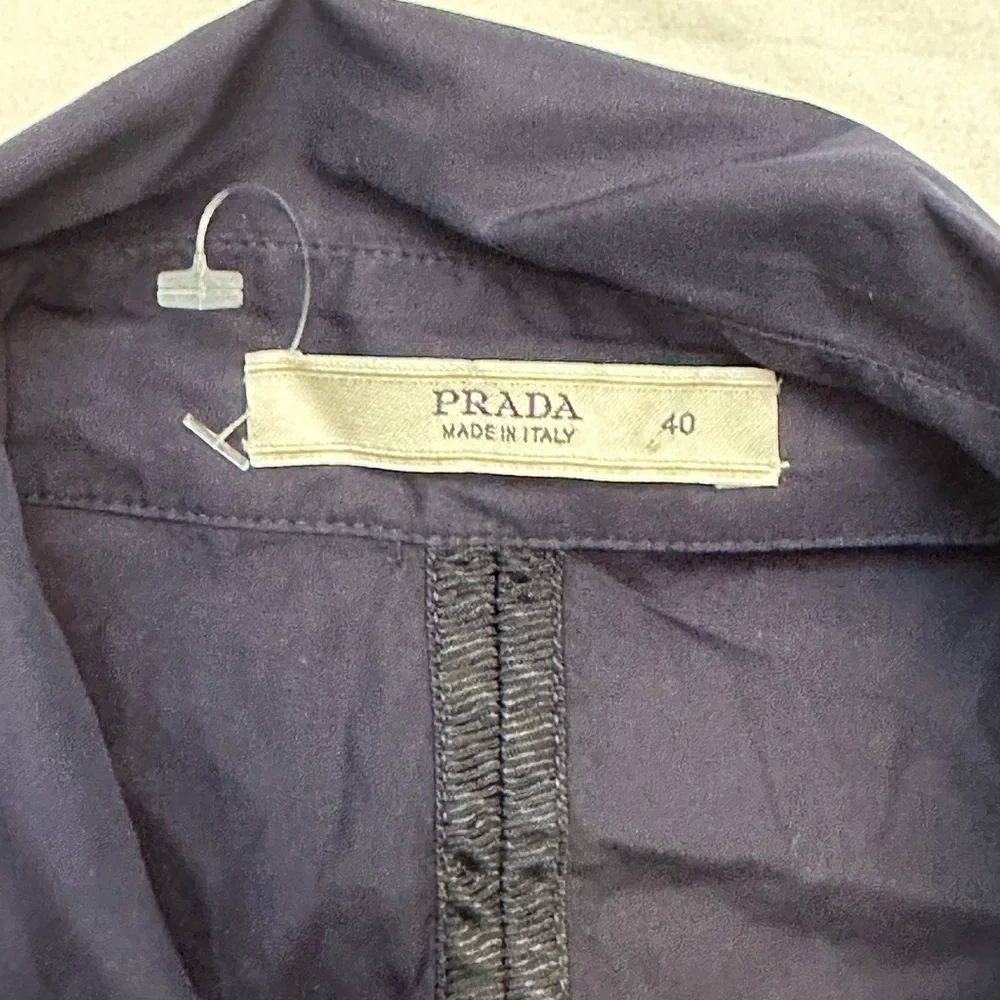 Prada black cotton women shirt size 6 - Picture 9 of 16